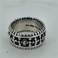 Unisex Silver Ring 925 Silver 7.8g Size:6